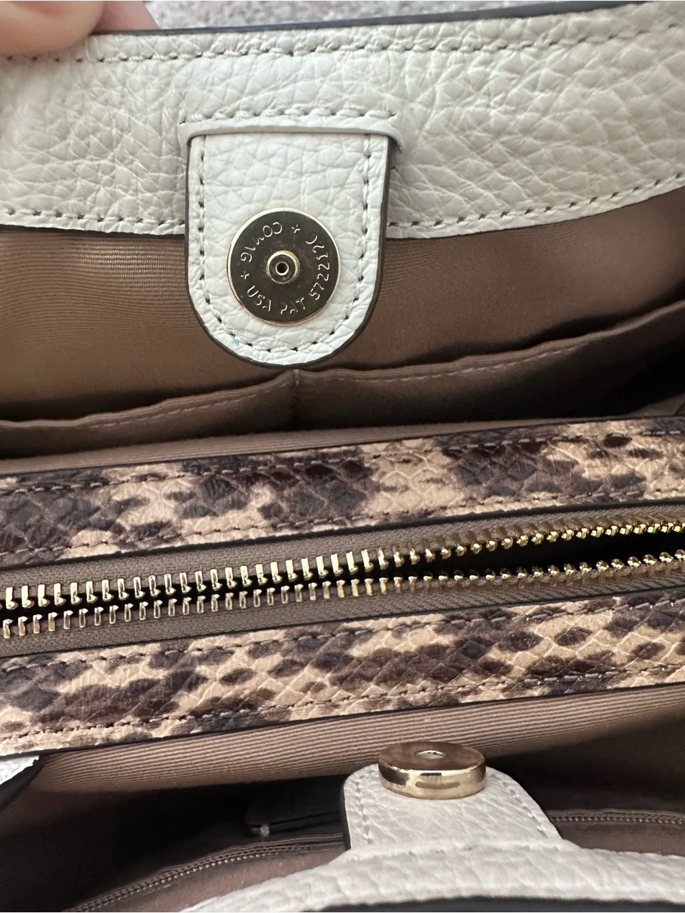 Coach Kristy colorblock Shoulder Bag